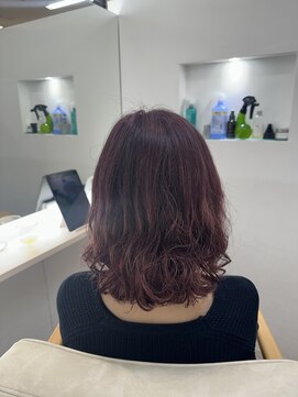 エクラートリアン 藤沢店(ECLART Lien) おしゃれ染めで楽しむピンクカラー☆パーマ
