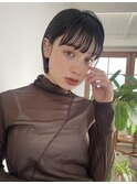 大人可愛いショートヘア