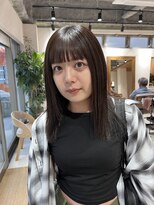 アドア 横浜(ADORE)&nbsp;【ADORE横浜】髪質改善ストレートパーマ×ぱっつん前髪