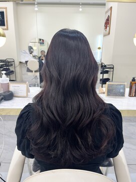 シェノン サントル(CHAINON CENTRE) デザインカラー/レイヤーカット/オリーブベージュ/ウェットヘア