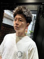 アウル 心斎橋(owl) 【ワンカールスパイキーショート】メンズパーマ/短髪/ツイスパ