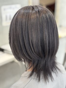 シャルムヘアー(charme hair) ウルフ×ハイライトグレージュ