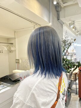 ネオリーブカフ 鶴ヶ峰店(Neolive caff) ハイトーン ブリーチ アンブレラカラー