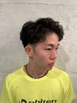 ヒロ銀座 バーバーショップ 札幌本店(HIRO GINZA BARBER SHOP) 自然に流れが欲しい方に【ニュアンスパーマ】