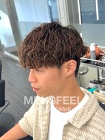 メンズフィール 心斎橋(MENS FEEL) 波巻きパーマゆるふわショコラブラウン