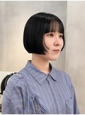 大人かわいい/10代20代30代/ショートボブ/丸みショート