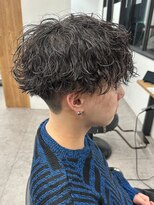 エルマーク 梅田(L-MARK)&nbsp;マッシュスパイラルパーマツイストスパイラル波巻きメンズ