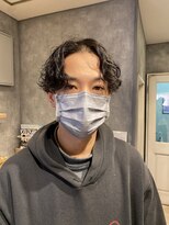 ラボヌールヘアーグレース 門前仲町店(La Bonheur hair grace)&nbsp;【grace杉本】メンズパーマ/スパイラルパーマ/センターパート