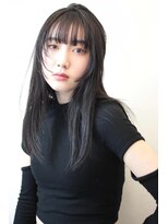 ココ 本八幡(KOKO)&nbsp;黒髪クラゲヘアーオリーブグレー小顔ココアベージュセミロング