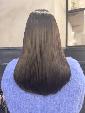 ブランシュ バイ アルティナ(Blanche by artina) 髪質改善_シルクストレート_オリーブグレージュ