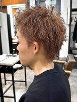 アイリーヘアデザイン(IRIE HAIR DESIGN)&nbsp;【IRIE HAIR福岡】スパイキーショート暖色ハイトーン