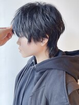 モリオフロムロンドン 原宿本店(morio from London)&nbsp;【morio 原宿】黒髪　メンズライクショート　ウルフ