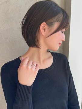 アフロート ルヴア(AFLOAT RUVUA) みねスタイル♪ 似合わせ ショート ボブ 30代 40代 小顔 新宿