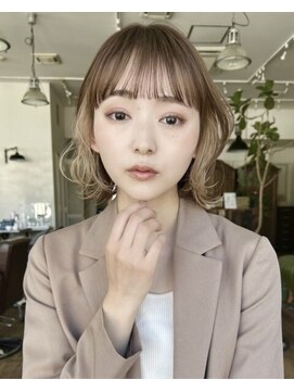 シーク バイ ベル 千葉(Seek by Belle) #小顔#外ハネボブ#ミディアム#美髪#イメチェン