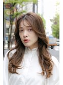 ワンカールのナチュラルロングスタイル☆吉田朋代