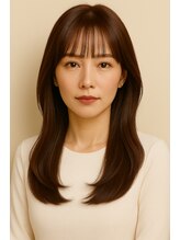 疑問その8［縮毛矯正が痛むイメージと真っ直ぐになりすぎるイメージが強いです…。］白髪ぼかし、縮毛矯正