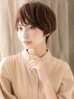 カバーヘアアンドスパ ブリス 浦和(COVER HAIR&SPA bliss)&nbsp;ピンクブラウンくせ毛風フェザーショートTc2浦和20代30代40代