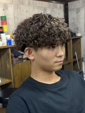メゾンフォーメン 心斎橋店(Maison for men) 波巻きプードル/ツイストスパイラルパーマ/スパイラルパーマ