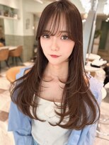 ロンド ロビン 栄(Lond robin) 【Lond robin】木屋元一 前髪/顔まわり/韓国/レイヤー/透明感