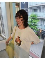 ヒメル(HML U/2A)&nbsp;骨格が綺麗に見えるマッシュウルフヘアー