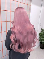 ベレーザ 渋谷神南(Beleza) 16242ブリーチ＆ダブルカラー渋谷ホワイトピンクモーヴピンク