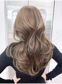 ミルクティーフェイスフレーミング韓国ヘアロング_ba567811