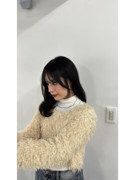 【miyon】韓国レイヤーカット×暗髪カラー×髪質改善