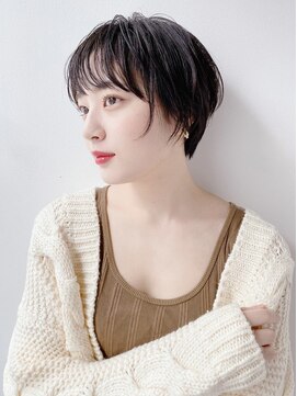 ケーツー エソラ池袋店(K-two) 大人かわいい小顔タイトマッシュショート*ショートカット*黒髪