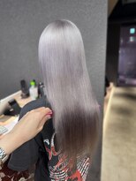 エン 栄店(enne)&nbsp;大人ガーリー/ダークアッシュ/ミディアムレイヤーカット/栄