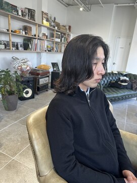 シラス(SiLasu) メンズロング×スパイラルパーマ