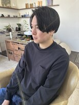 シラス(SiLasu)&nbsp;リヴァイ兵長風 センターパート/メンズ/メンズカット/刈り上げ