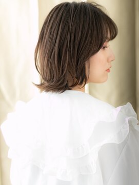 カバーヘア 上尾西口店(COVER HAIR) ダークアッシュくびれミディアムボブウルフカットY上尾30代40代