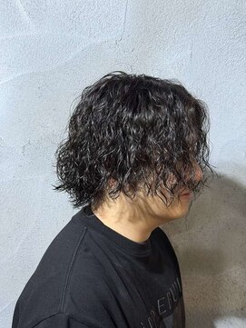 ニアウ 高崎店(Niau) MEN’S HAIR/波巻きツイストスパイラル/リバースセンターパート