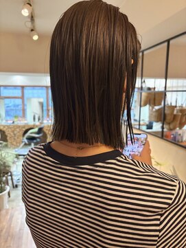 ローマー(ROAMER omotesando) 切りっぱなしボブ髪質改善ボブショートボブ