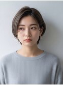 【松戸BULL】大人女性におすすめ!首元キレイ!丸みショートボブ