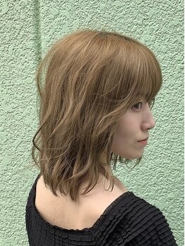 キャラシャローネ お台場(CharaChalone)の写真/季節に合わせた透明感デザインカラーをご提案。シーンに合わせてワンランク上の髪質改善カラーも人気！