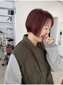 miho style NO.56 ボブ　バイオレットピンクヘアー