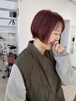 ワク(WAKU)&nbsp;miho style NO.56 ボブ　バイオレットピンクヘアー