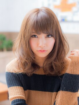 マリオ ヘアー デザイン(MARIO HAIR DESIGN) MARIO☆THROWベージュミディ