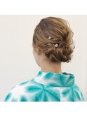 【Neolive uri】浴衣ヘアアレンジ