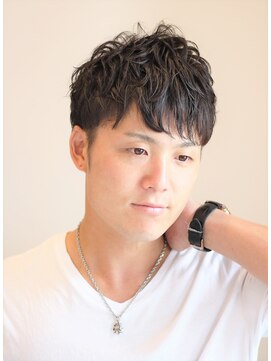 ノイセル(Noisyle) セミウエットサイドパートショート クラウドマッシュビジカジ