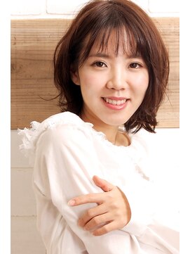 ノーチェカペリ(NOCE capelli) ラフなくずしで決まる大人スウィートボブ