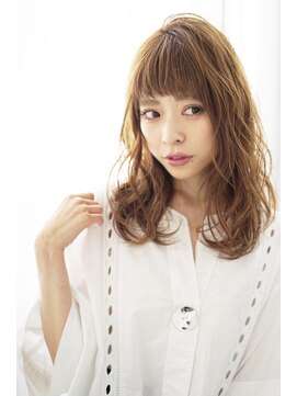 ネオリーブアイム 横浜西口店(Neolive aim) 柔らな抜け感のあるシナモンベージュ♪