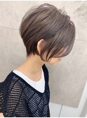 この夏おすすめ☆前髪なし×絶壁解消ひし形ショート