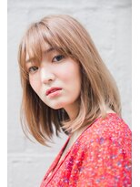 ピズム(PISM)&nbsp;ヘルシー小顔ボブ/ハイライトカラー