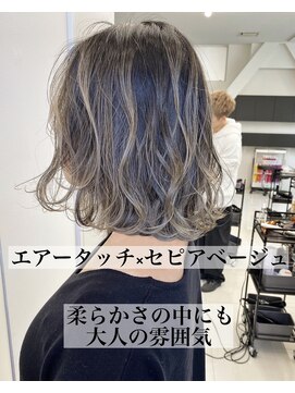 アライブ キチジョウジ(ALIVE Kichijoji) ALIVE吉祥寺 夏のイメチェンバレイヤージュフォギーベージュ