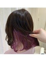 アンソルヘアードレシア 南越谷店(N'SOL hair dressia) pink☆purpleインナーカラー