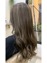 トウカ 船橋駅前店(TOUKA)&nbsp;レイヤーカット/ロング/オリーブグレージュ/髪質改善[船橋駅]