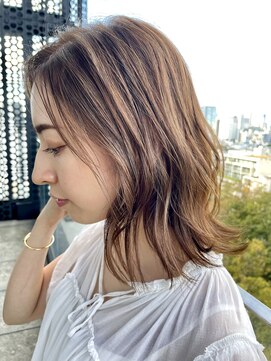 ランベリー(LANVERY) 【大人ガーリー】大人のハイトーンカラー　シルキーベージュ