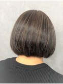 【Lu-Lun】 白髪ぼかしハイライト ×  丸みボブ